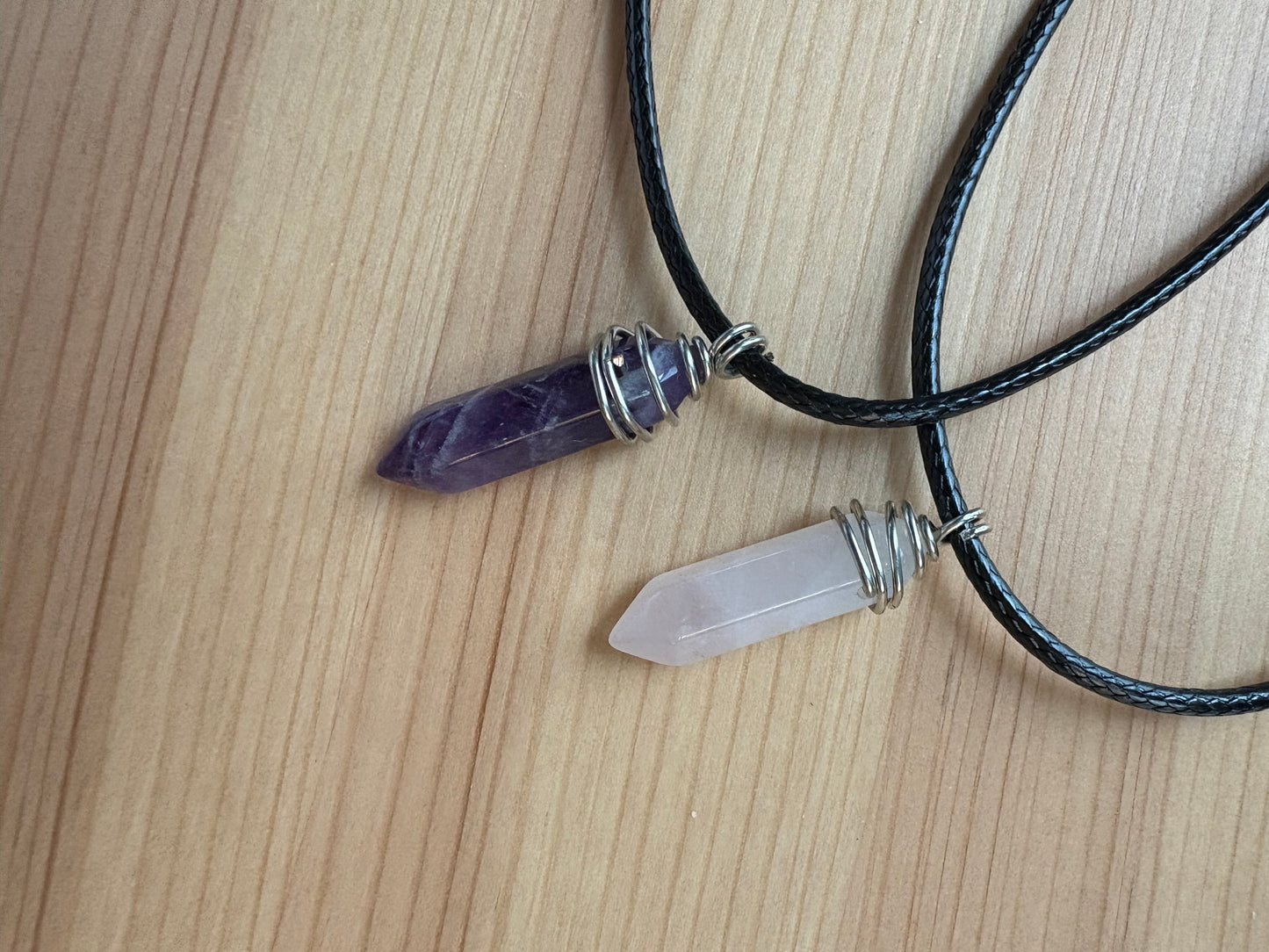 Crystal necklaces