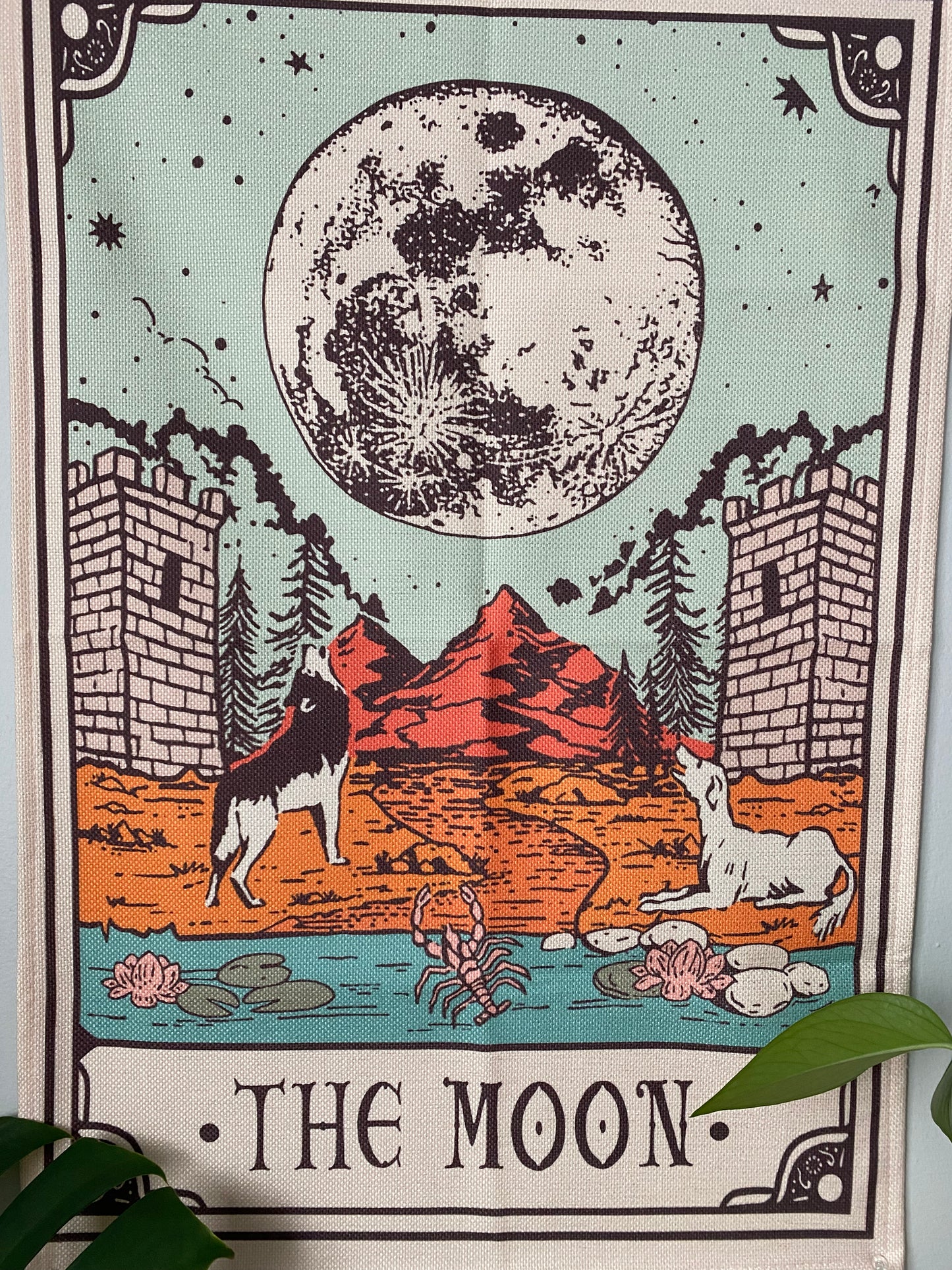 The moon canvas