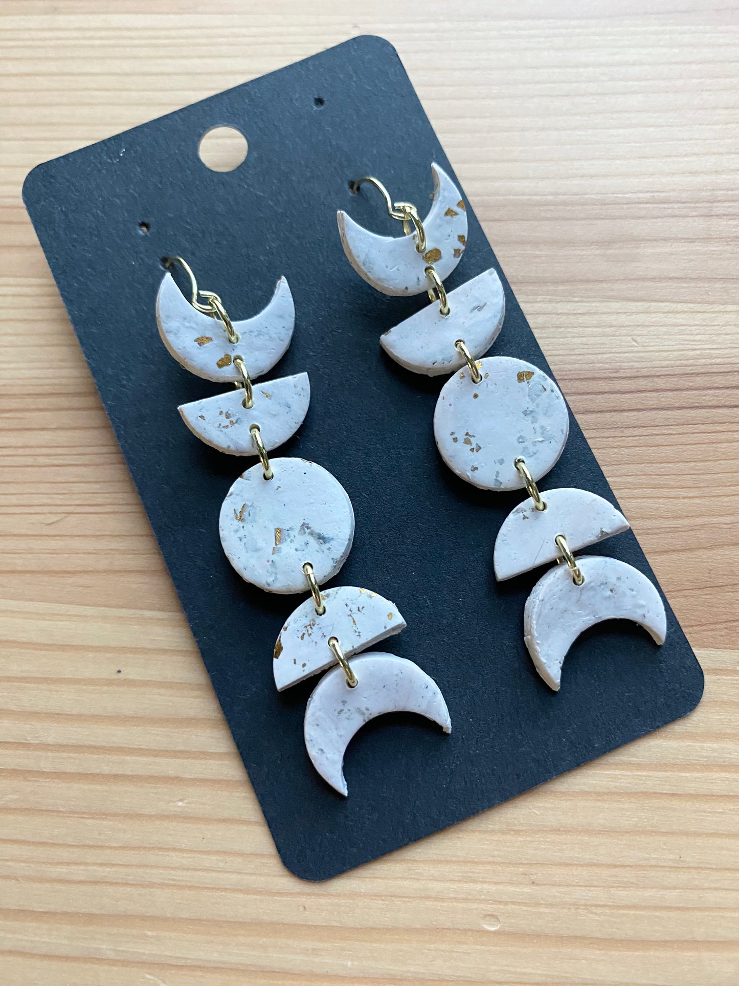 Classic moon phase earrings