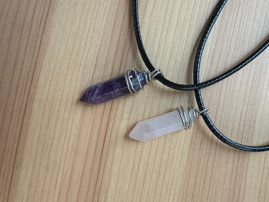 Crystal necklaces
