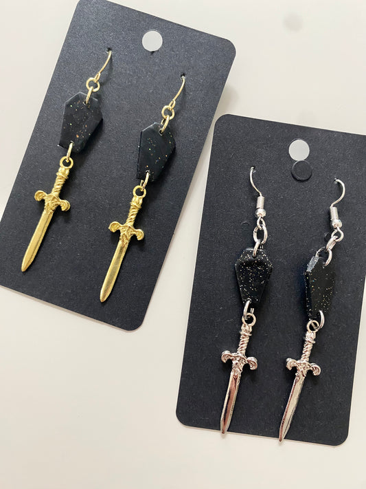 Coffin dagger dangles